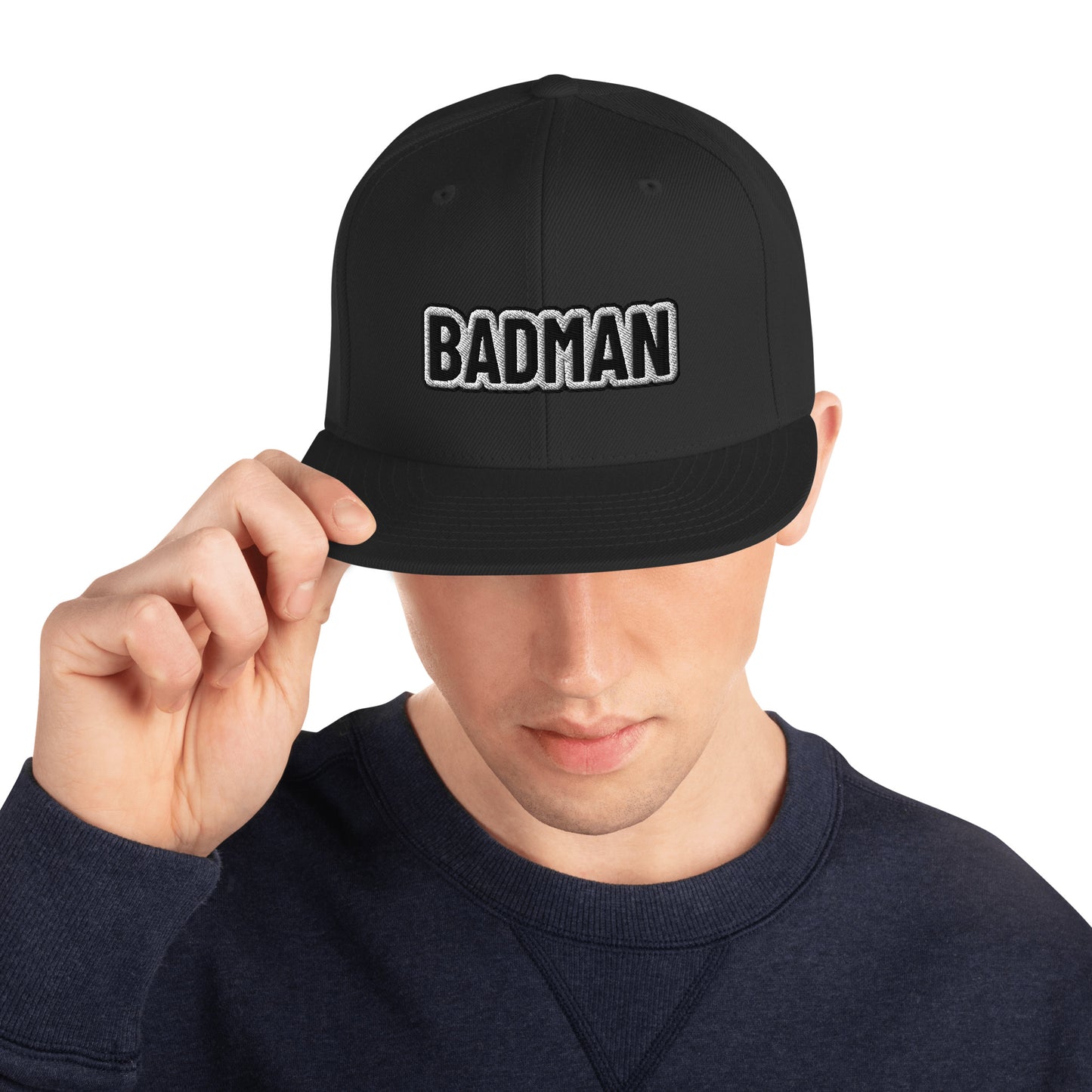 BADMAN Embroidered Snapback Hat