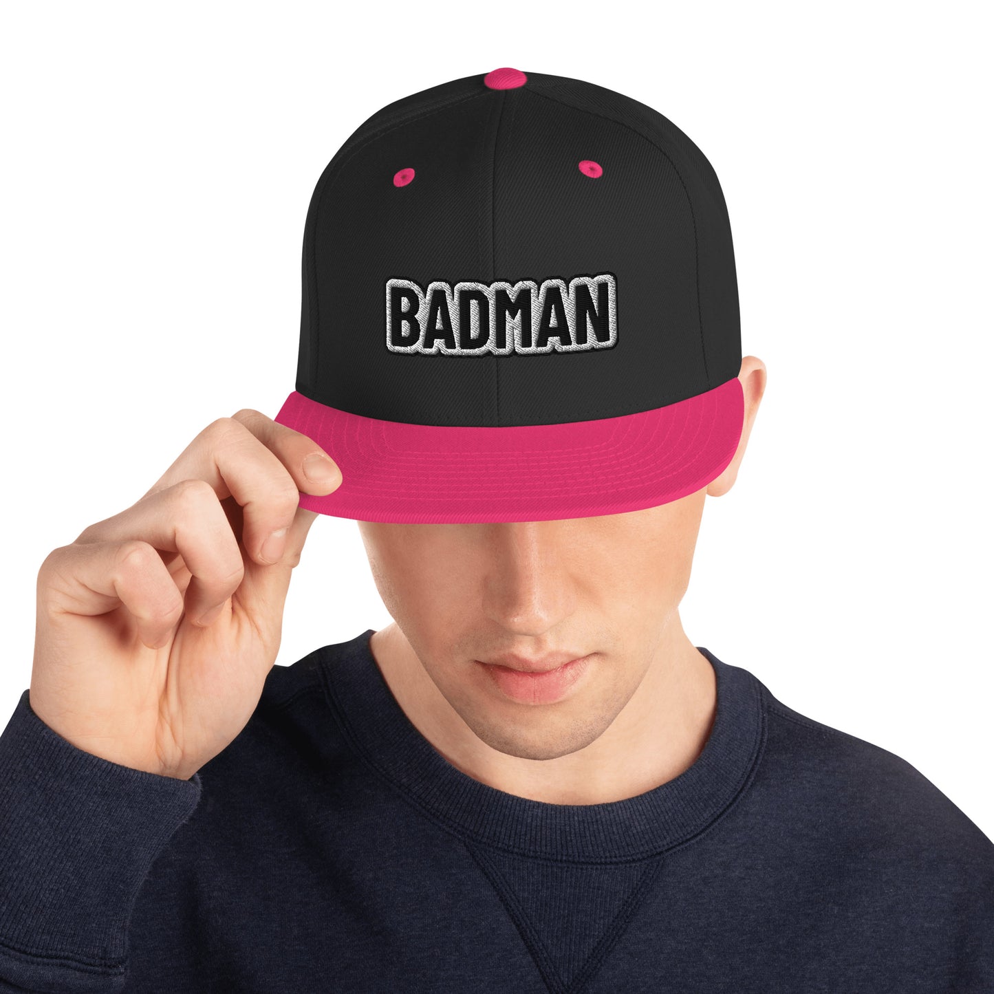 BADMAN Embroidered Snapback Hat