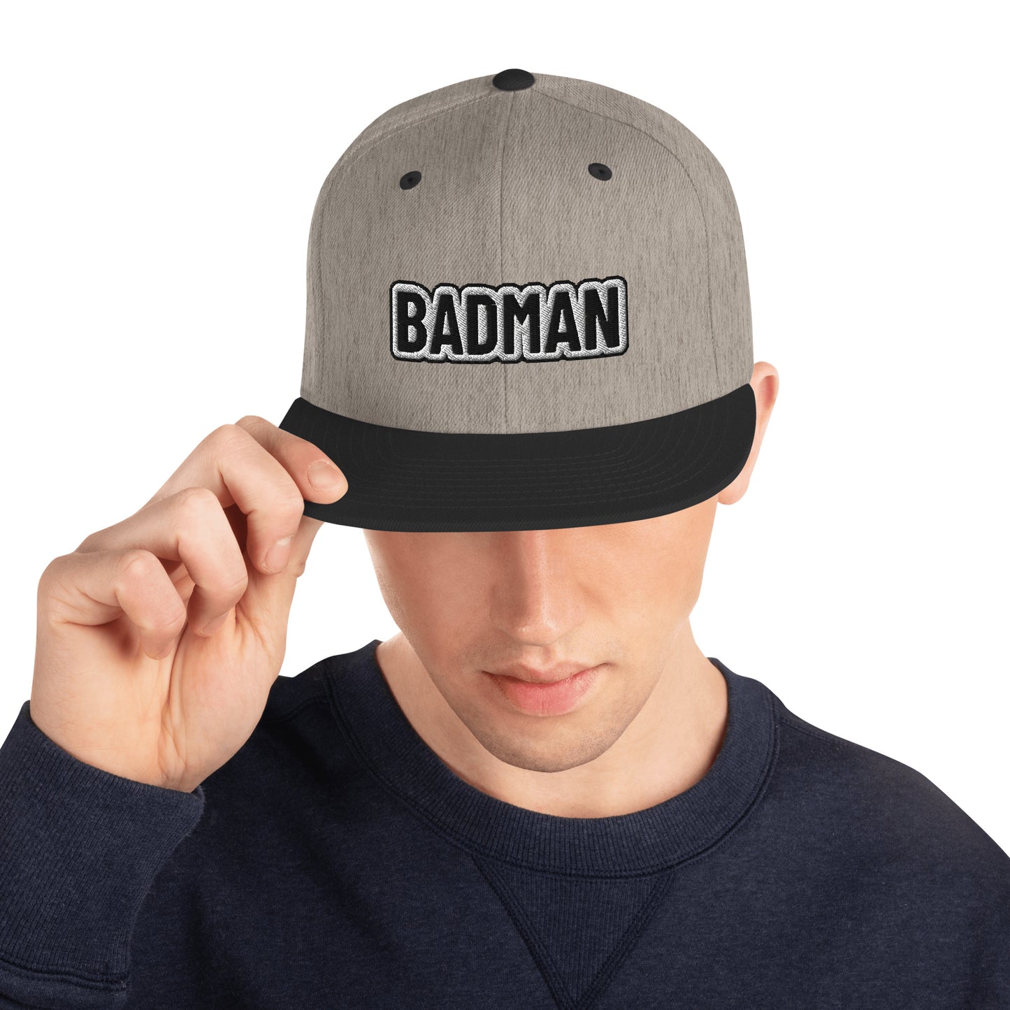 BADMAN Embroidered Snapback Hat